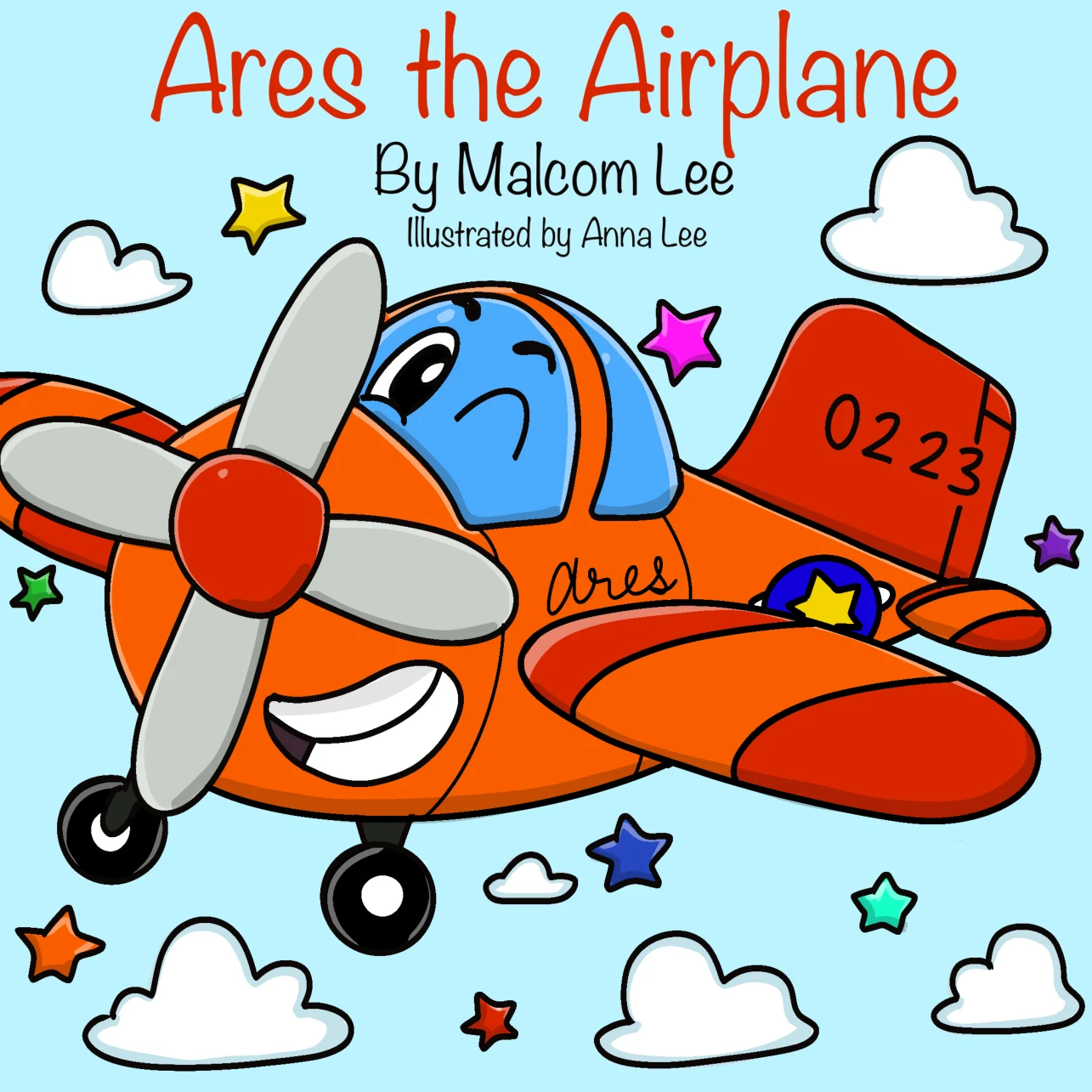 Ares the Airplane board book cover